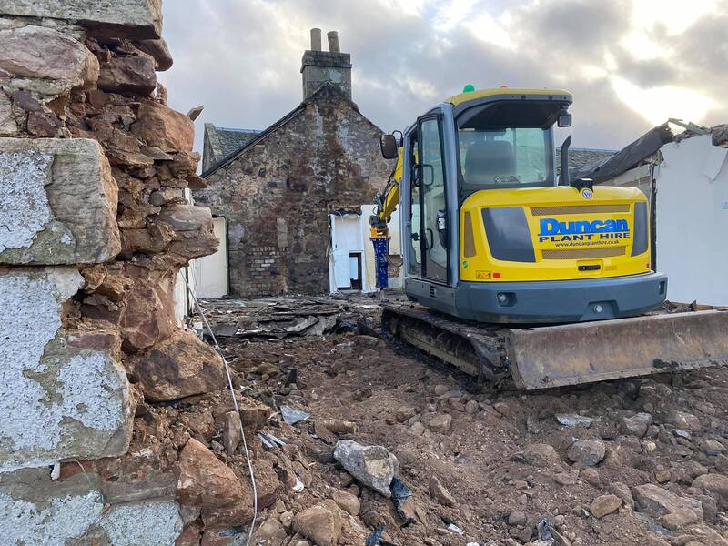 Duncan Plant Excavator Hire Ayrshire Scotland