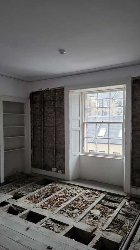 Building interior strip out contractor in Edinburgh, click here for a strip out quote in Scotland from Brown Demolitions