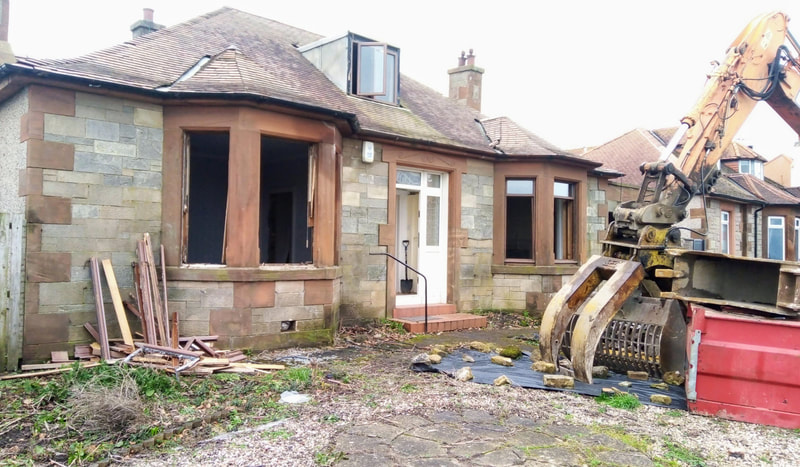 House demolition in Musselburgh, East Lothian, click here