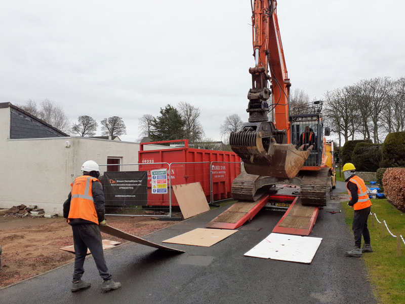 House demolition company based near Edinburgh, click here for a house demolition quote