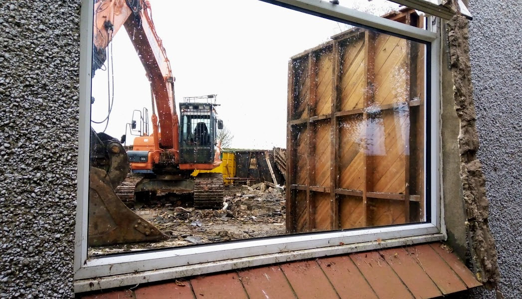 Commercial property demolition near Broxburn  in West Lothian by Brown Demolitions Ltd, click here.