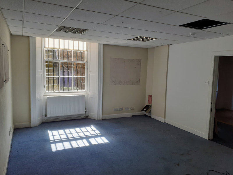 Basement Office strip out in Edinburgh by Brown Demolitions Ltd