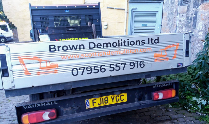 Demolition strip out contractor in Edinburgh, Brown Demolitions Ltd