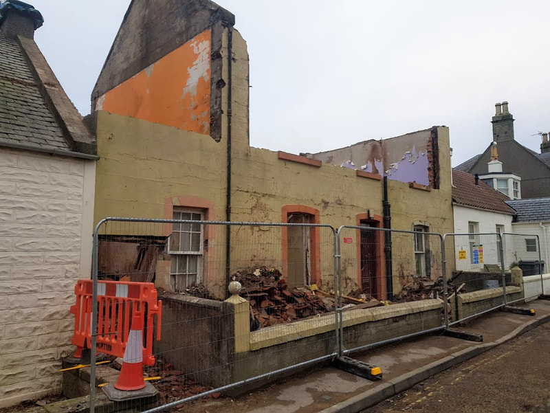 Residential demolition in Elie and Earlsferry in Fife by Brown Demolitions ltd, click here for a house demolition quote near you in Scotland