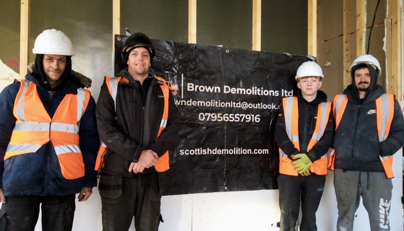 Brown Demolitions Edinburgh, click here for info