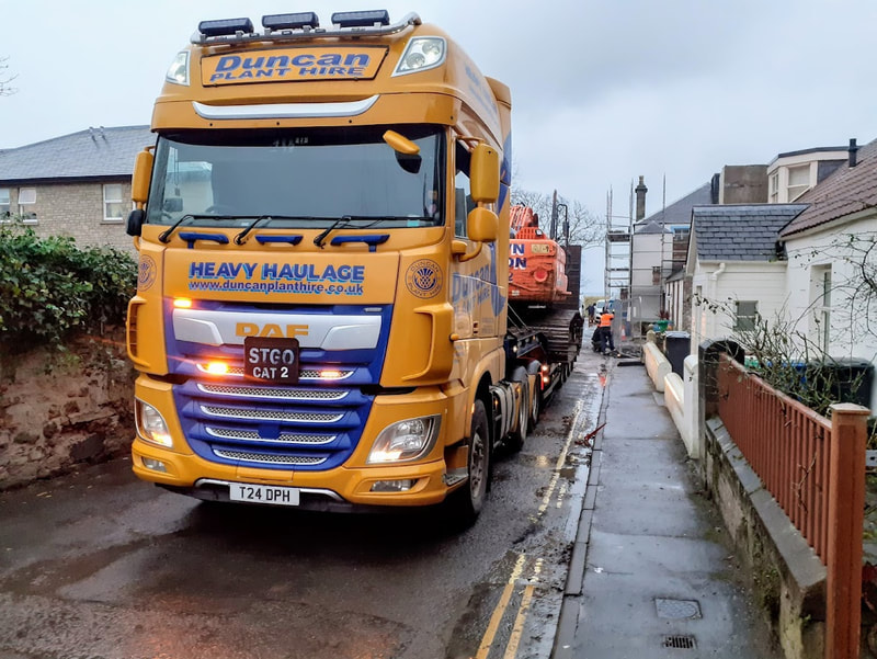 Low loader hire in Fife by Duncan Plant