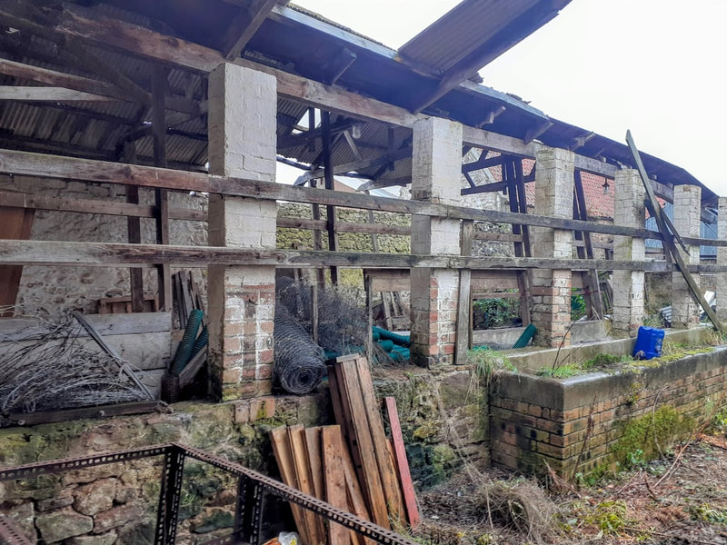 Farm outbuilding demolition in East Lothian, click here for more information on our farm demolition services in Scotland