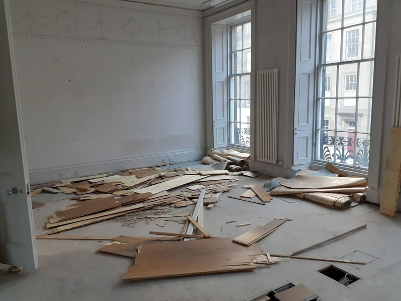 Office building strip out contractor in Edinburgh, click here for a building strip out quote in Scotland from Brown Demolitions