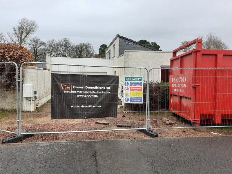 House Demolition in North Berwick by Brown Demolitions, click here for details