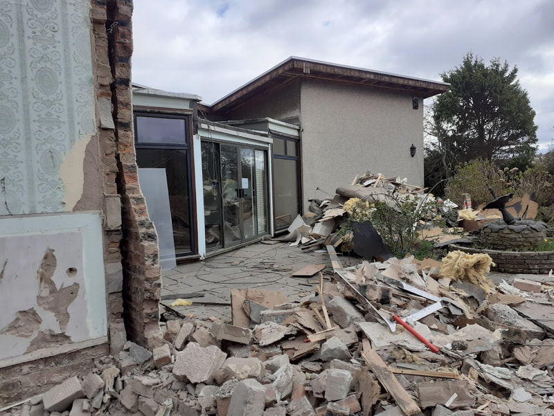 Residential demolition contractor in Edinburgh Scotland, contact Brown Demolitions for a residential demolition quote in West Lothian