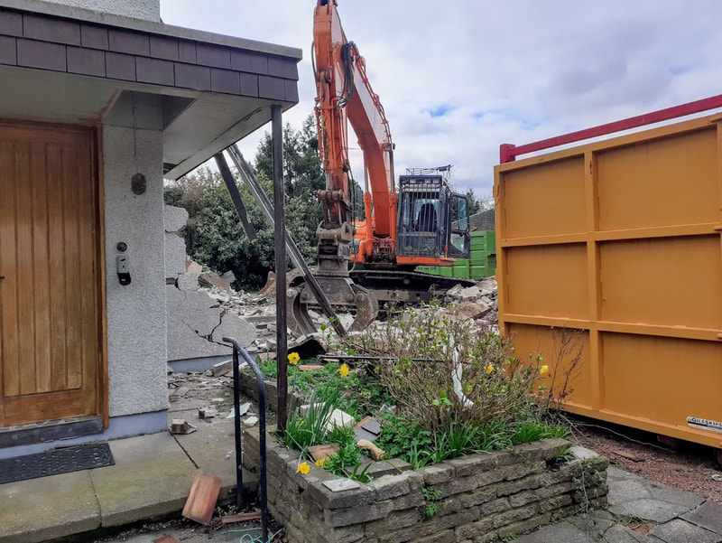 Residential demolition contractor in Edinburgh Scotland, contact Brown Demolitions for a residential demolition quote the Scottish Borders