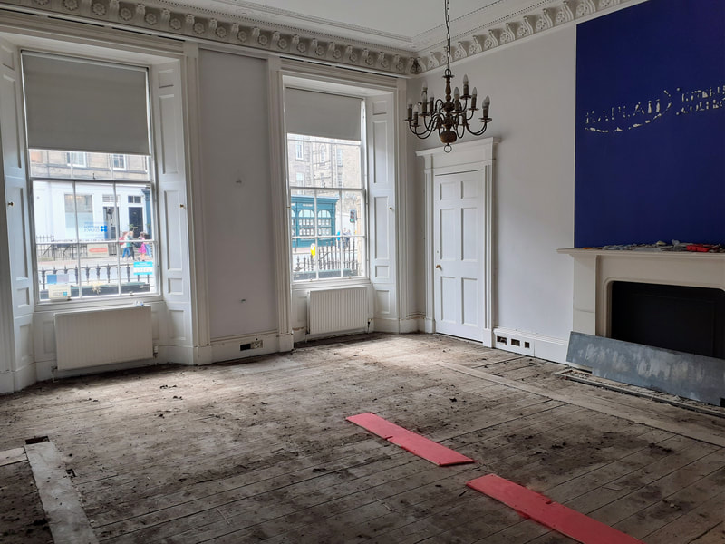Commercial office strip out on Queens Street, Edinburgh by Brown Demolitions, click here and view photos from this completed commercial strip out project in Edinburgh