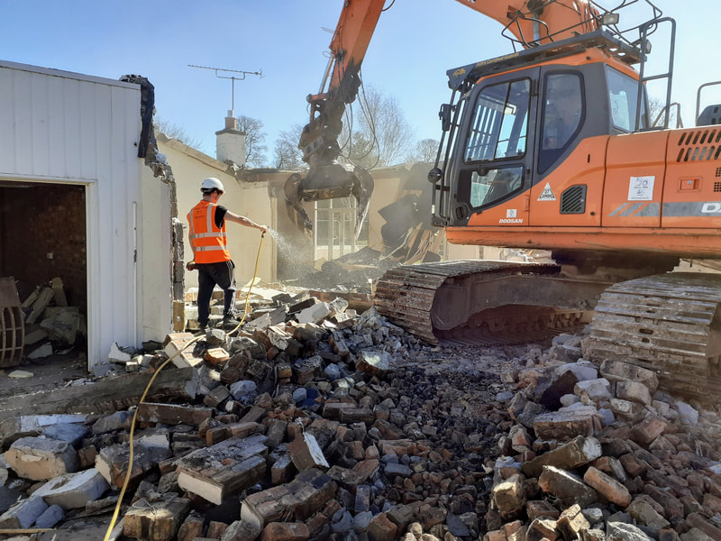 House Demolition in East Lothian by Brown Demolitions, click here for details