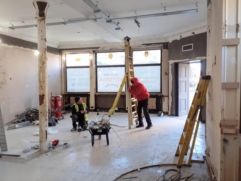 Restaurant strip out on Leith Walk in Edinburgh, click here and view the project