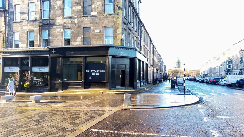 Commercial shop strip out contractor on George Stree in Edinburgh and Scotland, click here and view photos of this completed commercial strip out on George Street in Edinburgh, click here