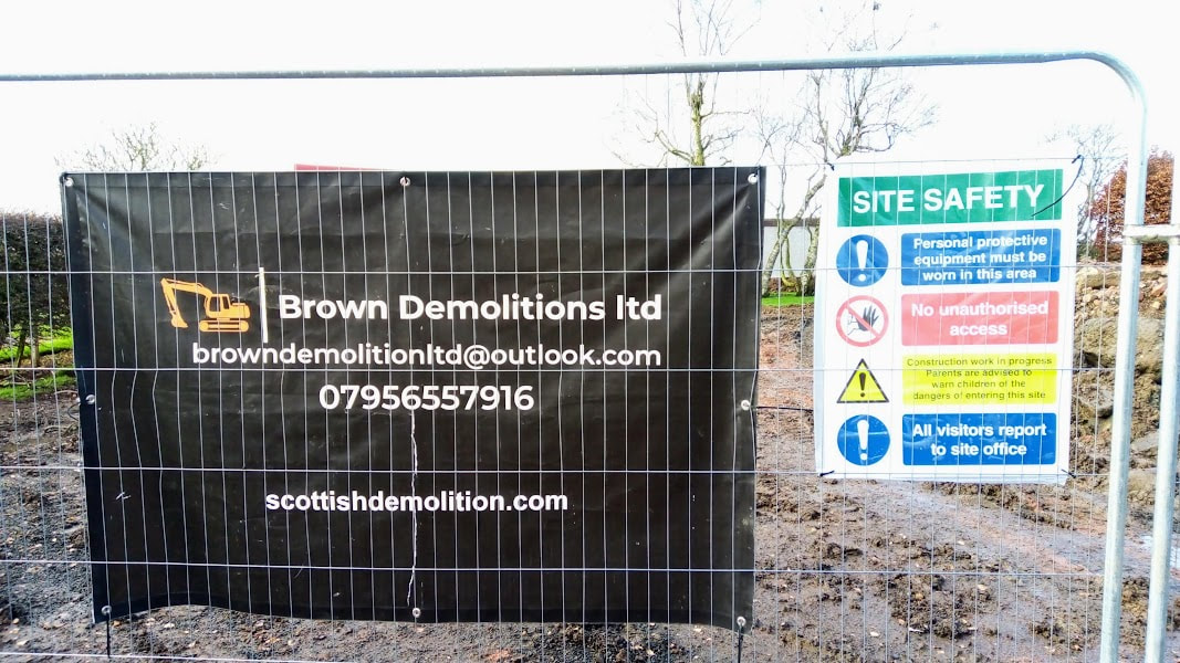 Scottish Demolition Firm, Brown Demolitions Ltd, click here