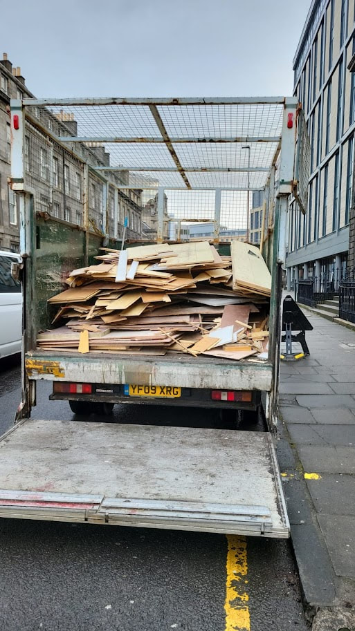 Office strip out waste collection in Edinburgh, click here for a strip out quote in Scotland from Brown Demolitions