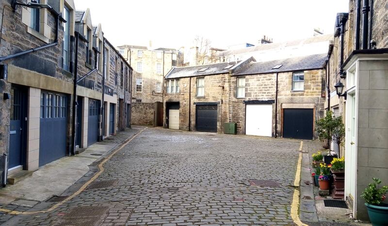 Office building strip out at Wemyes Place Mews in Edinburgh by Brown Demolitions Ltd